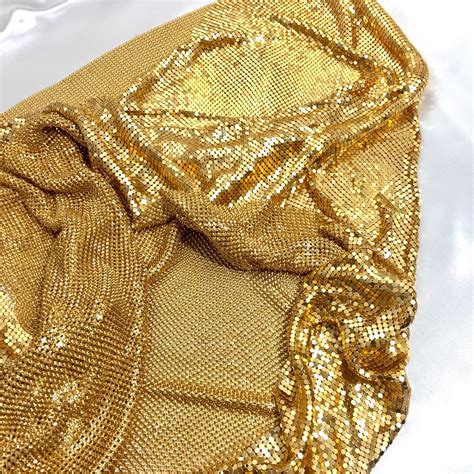 metallic gold mesh fabric|gold metal mesh.